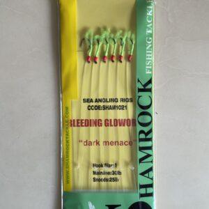SHAMROCK TACKLE BLEEDING GLOW WORMS
