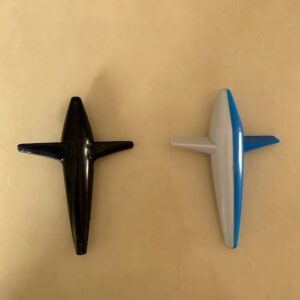 Trolling birds 5" blue and white