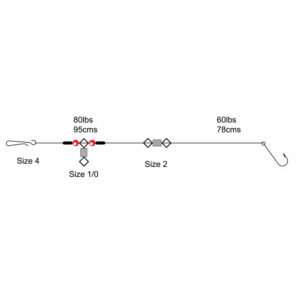 Tronix pully rig 3/0 -shore fishing rig