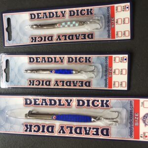 Deadly Dick lures silver/ silver 3/4 oz