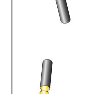Stonfo baiting needles white 20cm 5 pack