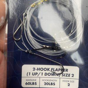 Shakespeare SALT 2 Hook Flapper Rig 1 Up 1 Down - Size 2