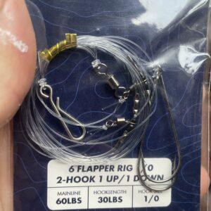 Shakespeare SALT 2 Hook Flapper Rig (1Up/1 Down) - Size 1/0