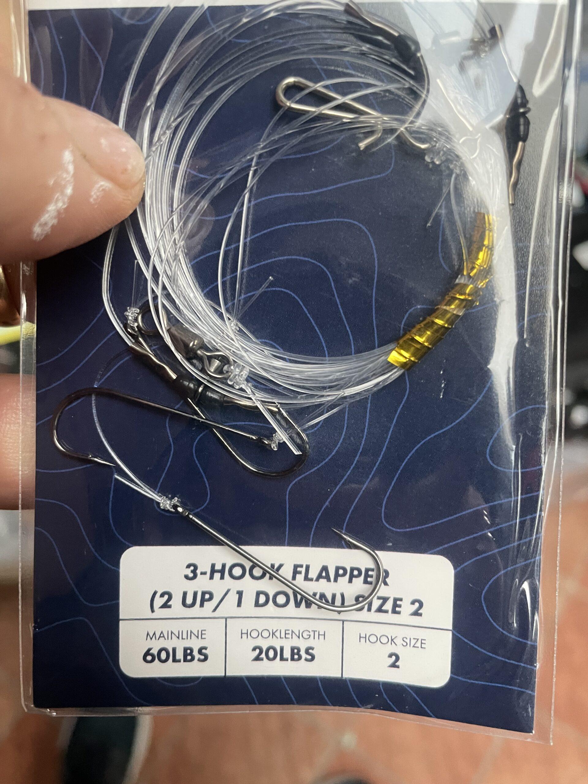 Shakespeare SALT 3 Hook Flapper Rig (2 Up/1 Down) - Size 2