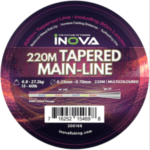 INOVA Tapered Mainline 220m 12-45lb .30-.60